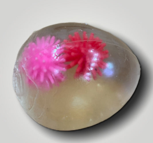 Happy Splat Ball Fun Squeezable Sticky Smash Ball Sea Star New 12 Pcs a Box