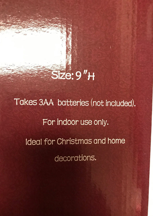 Snowmen w/Penguin Christmas Musical Water Lantern swirling Glittered and Lighted