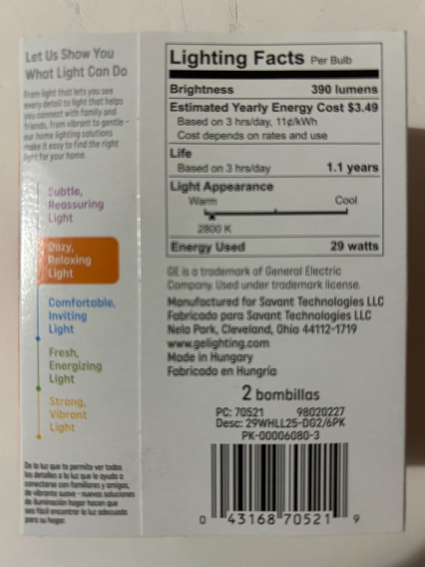 GE Soft White Light Bulbs: 40W, 390 Lumens, Dimmable (12 Pack)