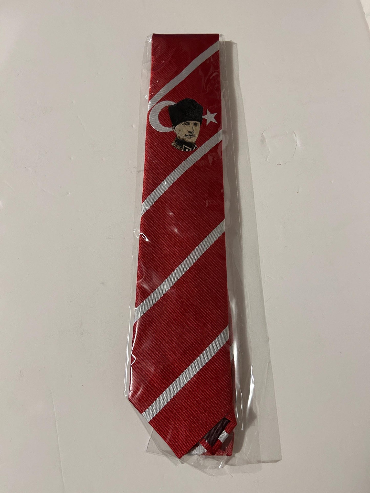 Ataturk Design Neckties Men Patriotic Neck Ties Gravati