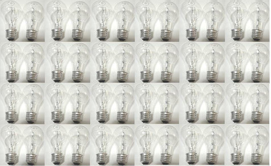 GE 60watt crystal clear 48 light bulbs Dimmable Basic A19 Replacement Pack of 24