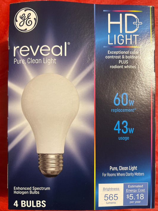 GE Reveal HD 60W Equivalent LED Light Bulbs: 24-Pack