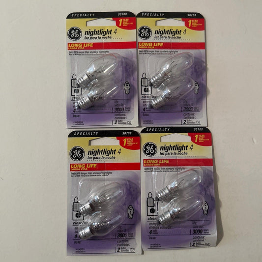GE C7 4W Night Light Bulbs: Long Life Indicator Lights