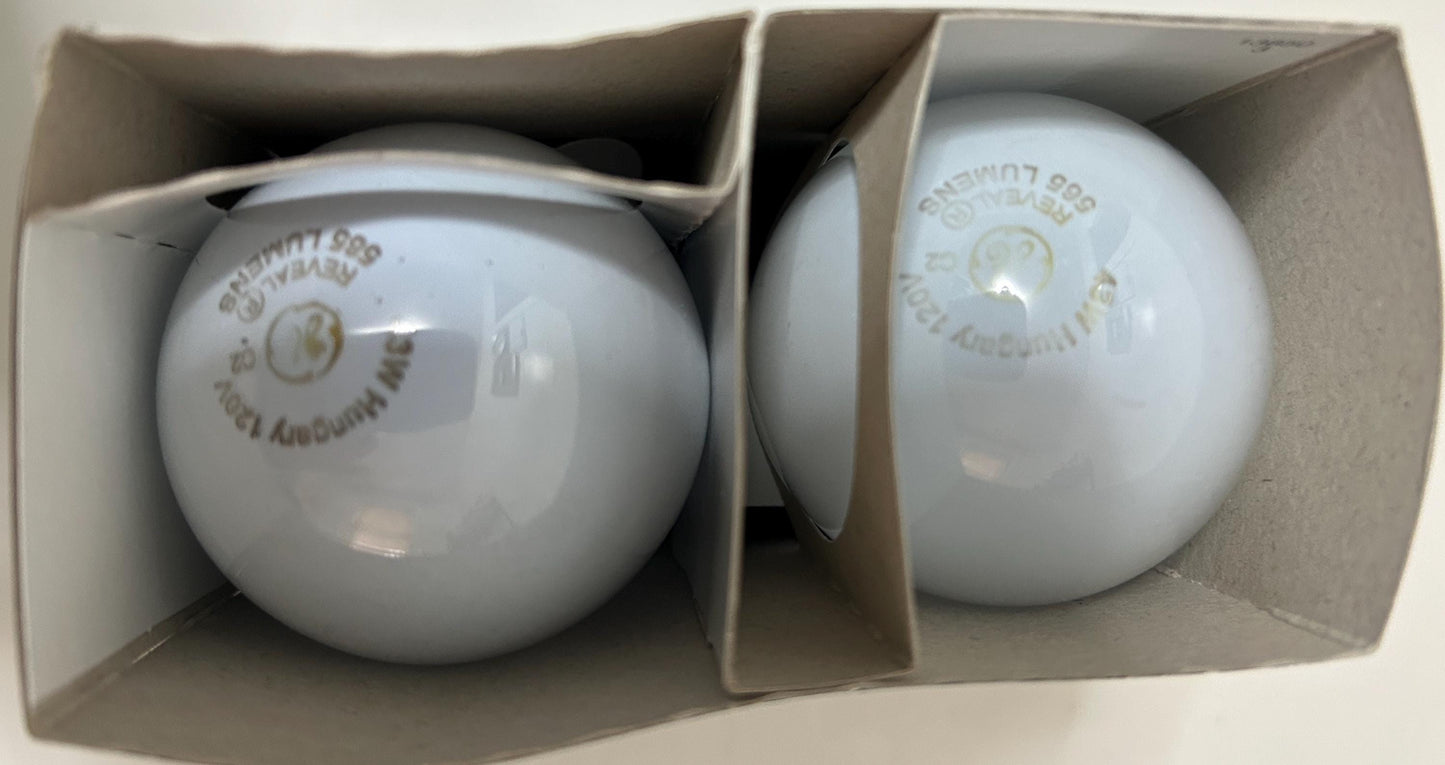 GE Reveal HD 60W Equivalent Light Bulbs: 565 Lumens, Radiant White, 8-Pack