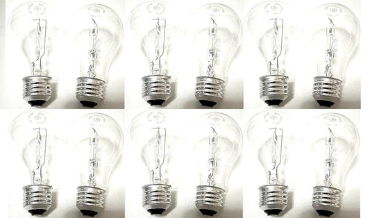 GE 60-Watt Clear Crystal Light Bulbs: A19 Dimmable, 6-Pack