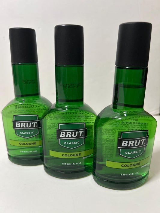 Brut Cologne original For men 5oz (174ml) Classic 3 Bottle Trusted Brand