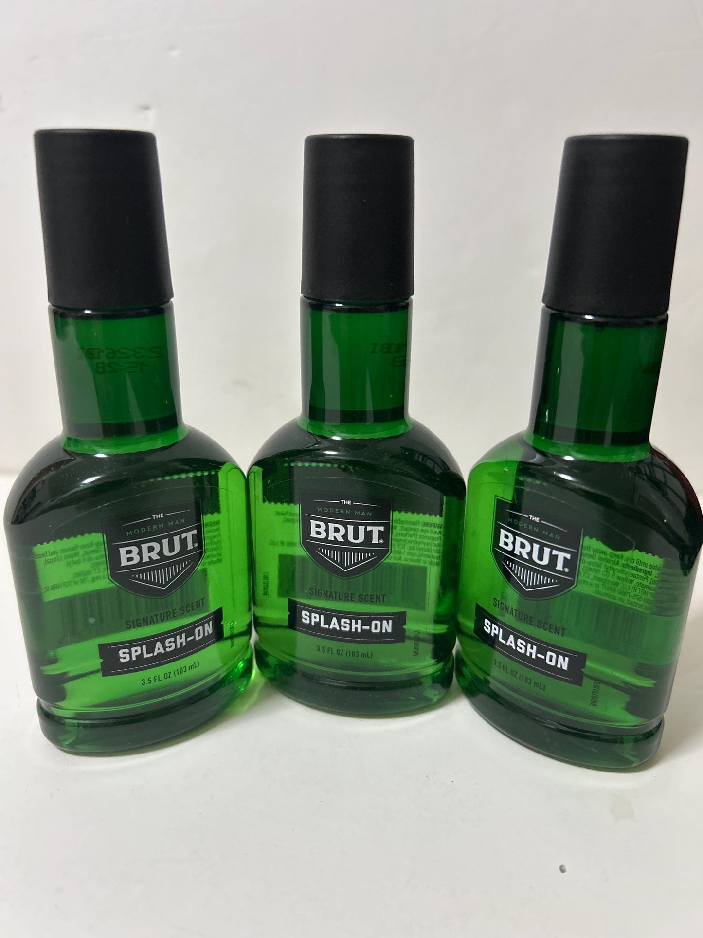 Brut Splash on original For men 3.5oz (103ml) Classic 3 Bottle Trusted Brand